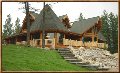 Hand Crafted Custom Log Home